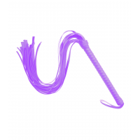 Love in Leather Basic PU Leather Flogger - Purple